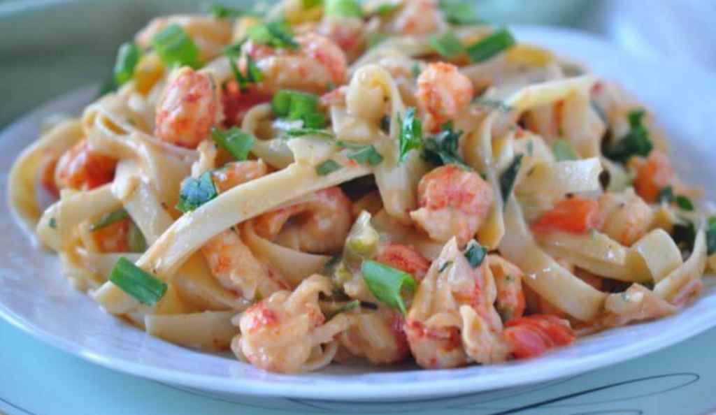 CAJUN CRAWFISH FETTUCINE